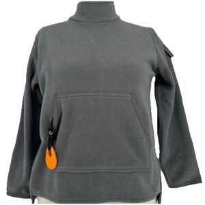 Twiddle AdaptiWrap Sensory Sweatshirt Unisex XS Gray Fleece Fidget Adaptive Soft